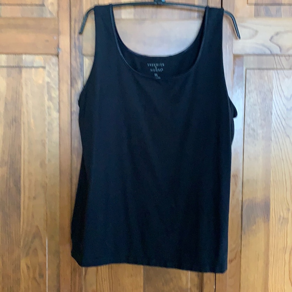 Dressy tank cotton spandex xl